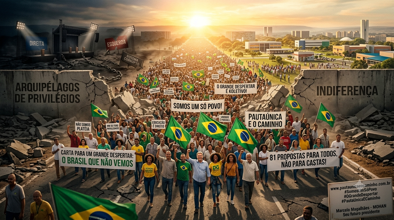 CARTA PARA UM GRANDE DESPERTAR